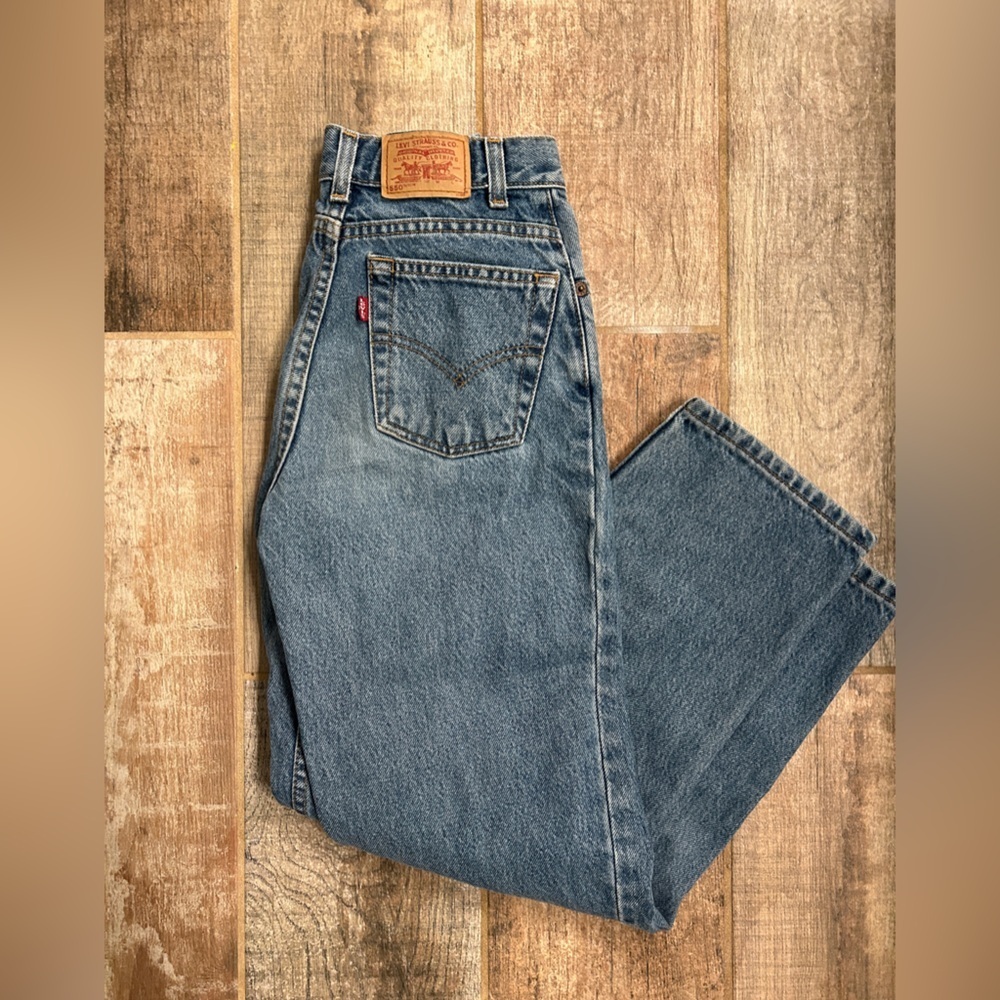 Vintage Boys Levi’s 550’s size 12 slim - Picture 1 of 5